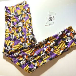 LulaRoe Mickey Mouse TC Disney Plus 12-18 Leggings